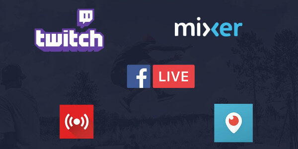 esports stream twitch facebook gaming mixer youtube gaming